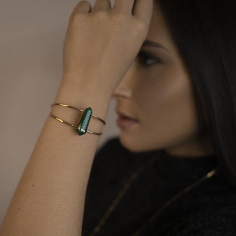 PULSEIRA FOLHEADO A OURO