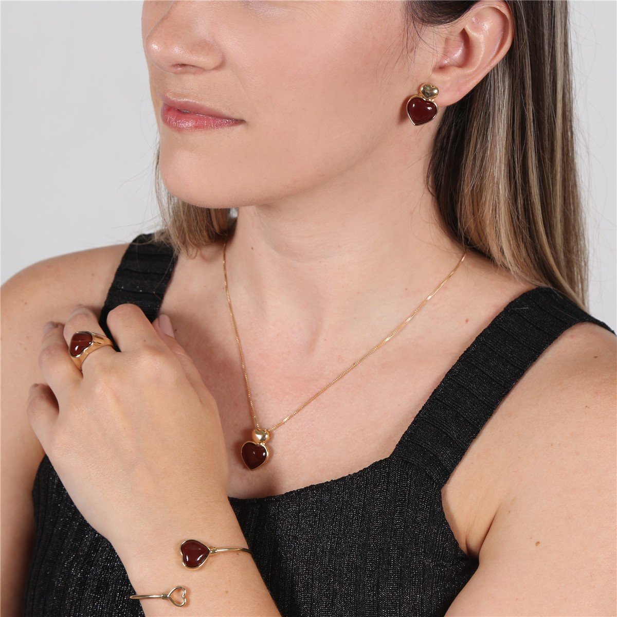 PULSEIRA FOLHEADO A OURO