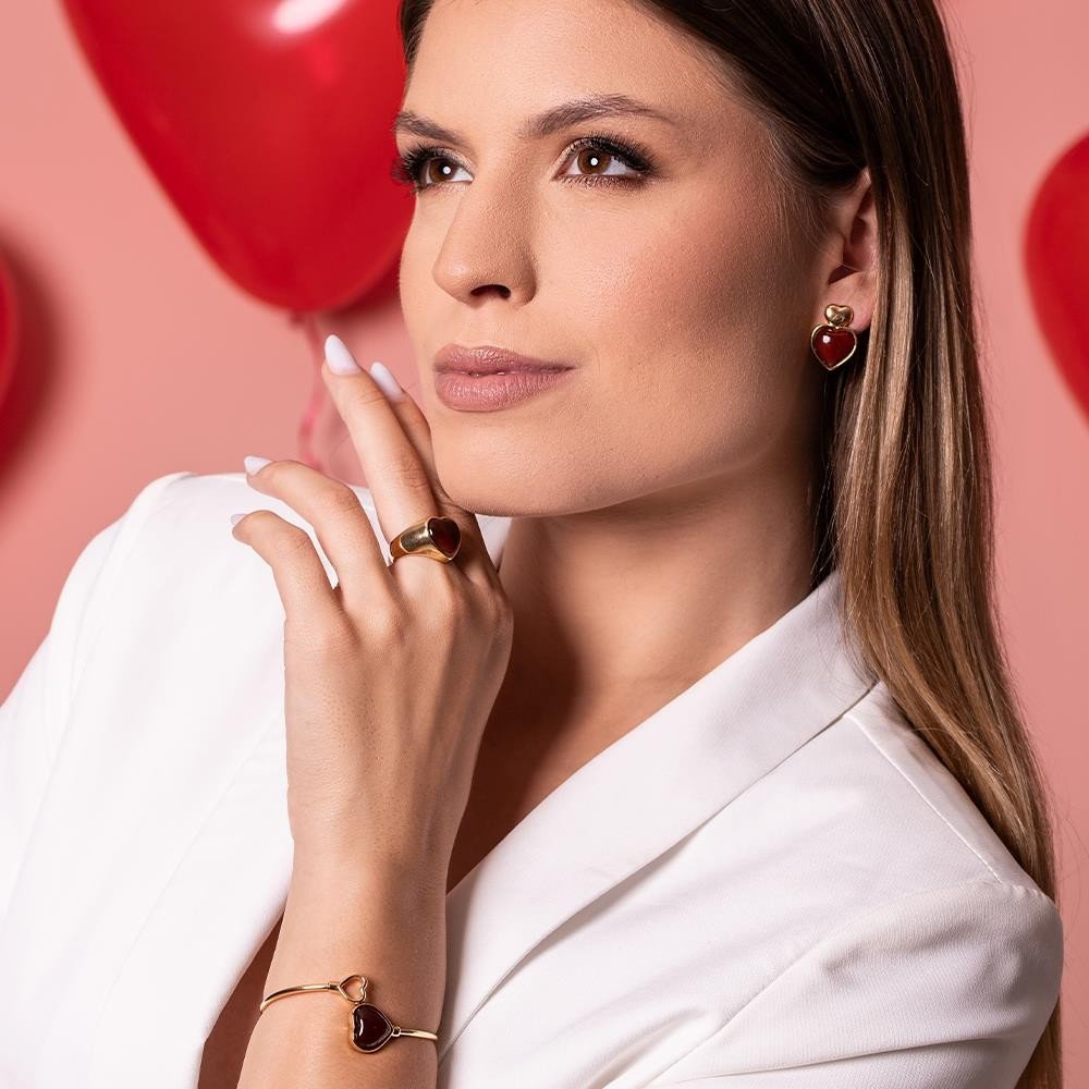 PULSEIRA FOLHEADO A OURO