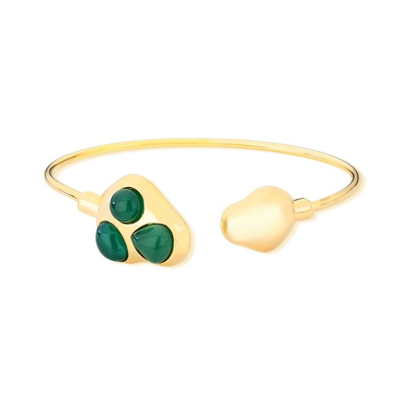 PULSEIRA FOLHEADO A OURO