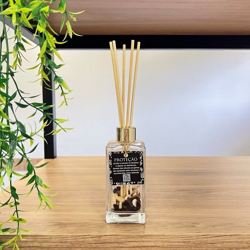 DIFUSOR DE AMBIENTE FOLHEADO A OURO - PROTEÇÃO